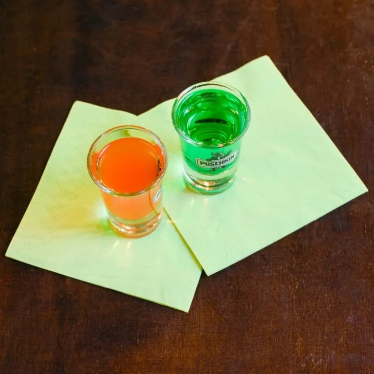 Leckerer Cocktails und Shots